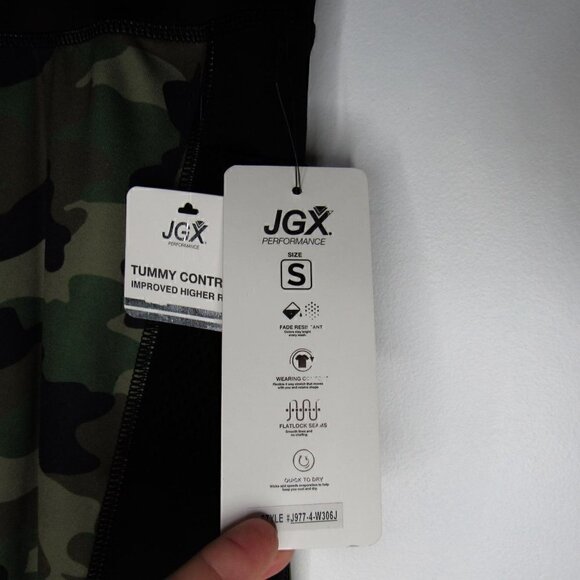 JGX - High Rise Tummy Control Camo Yoga Pants - Sm - Picture 4 of 6